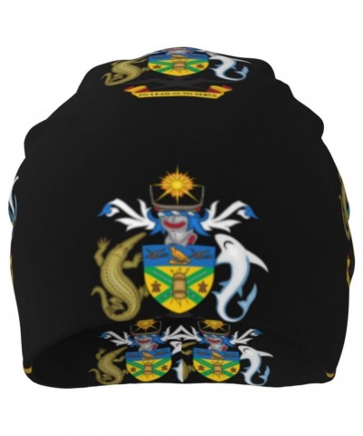 Coat of Arms Solomon Islands Eco-Chic Knit Hats Fashionable Functionality for Modern Living Black $13.95 Skullies & Beanies