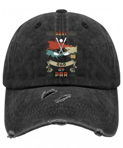 Best Dad by Par Hat for Men Washed Distressed Baseball Caps Low Profile Washed Hiking Hat Quick Dry $14.15 Baseball Caps