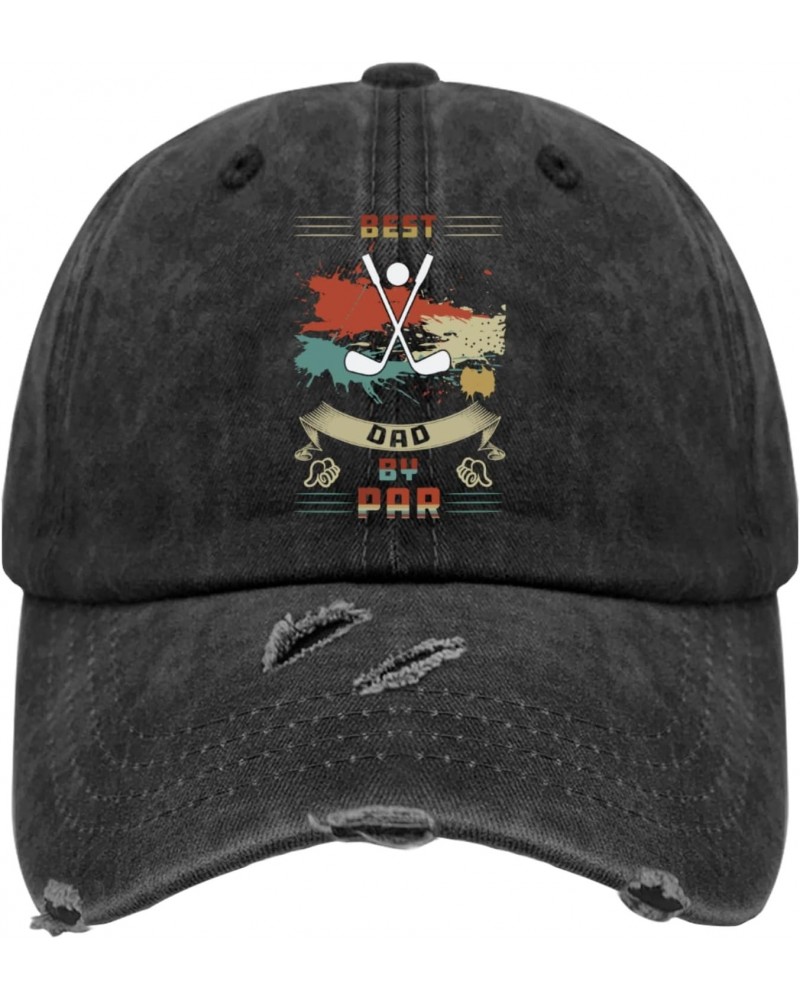 Best Dad by Par Hat for Men Washed Distressed Baseball Caps Low Profile Washed Hiking Hat Quick Dry $14.15 Baseball Caps