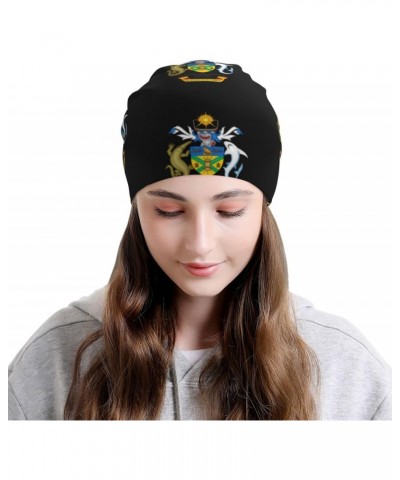 Coat of Arms Solomon Islands Eco-Chic Knit Hats Fashionable Functionality for Modern Living Black $13.95 Skullies & Beanies