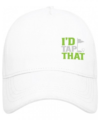 Baseball Caps I'd tap That Trucker Hats for Men Fashion Polyester Snapbacks White-peaked Cap $12.86 Baseball Caps