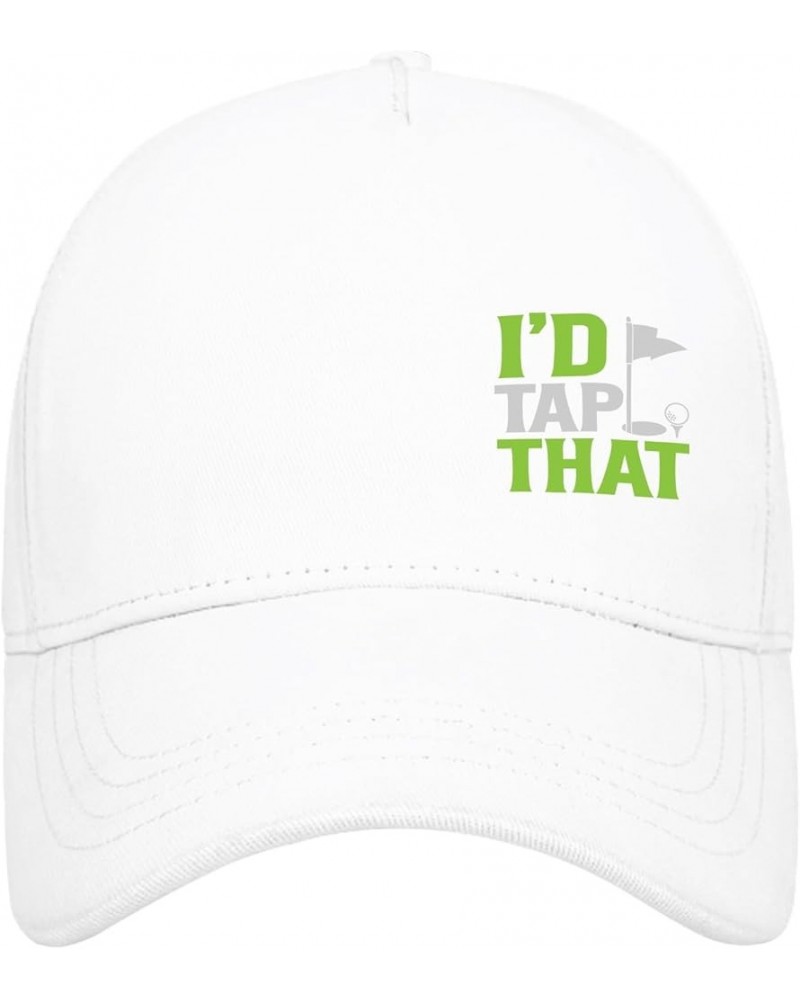 Baseball Caps I'd tap That Trucker Hats for Men Fashion Polyester Snapbacks White-peaked Cap $12.86 Baseball Caps