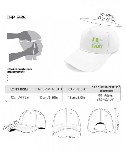 Baseball Caps I'd tap That Trucker Hats for Men Fashion Polyester Snapbacks White-peaked Cap $12.86 Baseball Caps