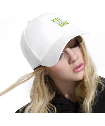 Baseball Caps I'd tap That Trucker Hats for Men Fashion Polyester Snapbacks White-peaked Cap $12.86 Baseball Caps