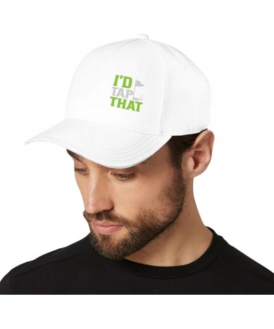 Baseball Caps I'd tap That Trucker Hats for Men Fashion Polyester Snapbacks White-peaked Cap $12.86 Baseball Caps