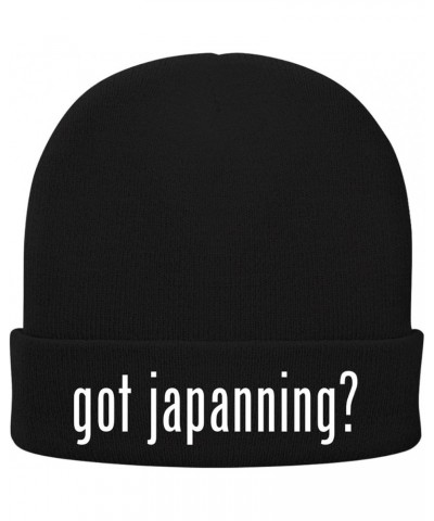 got Japanning? - Soft Adult Beanie Cap Black $15.23 Skullies & Beanies