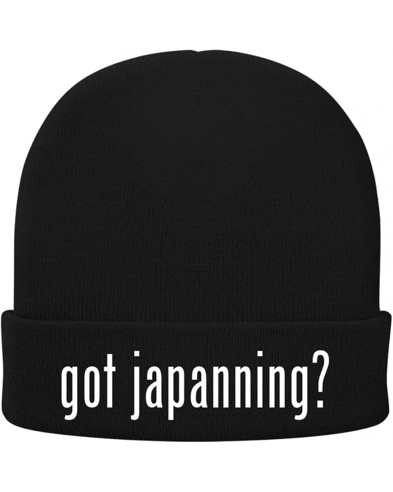 got Japanning? - Soft Adult Beanie Cap Black $15.23 Skullies & Beanies