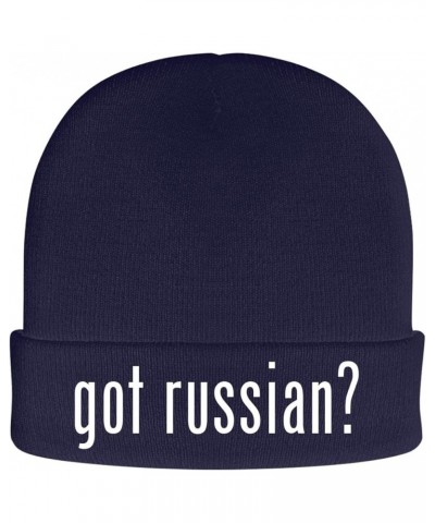 got Russian? - Soft Adult Beanie Cap Navy $14.26 Skullies & Beanies