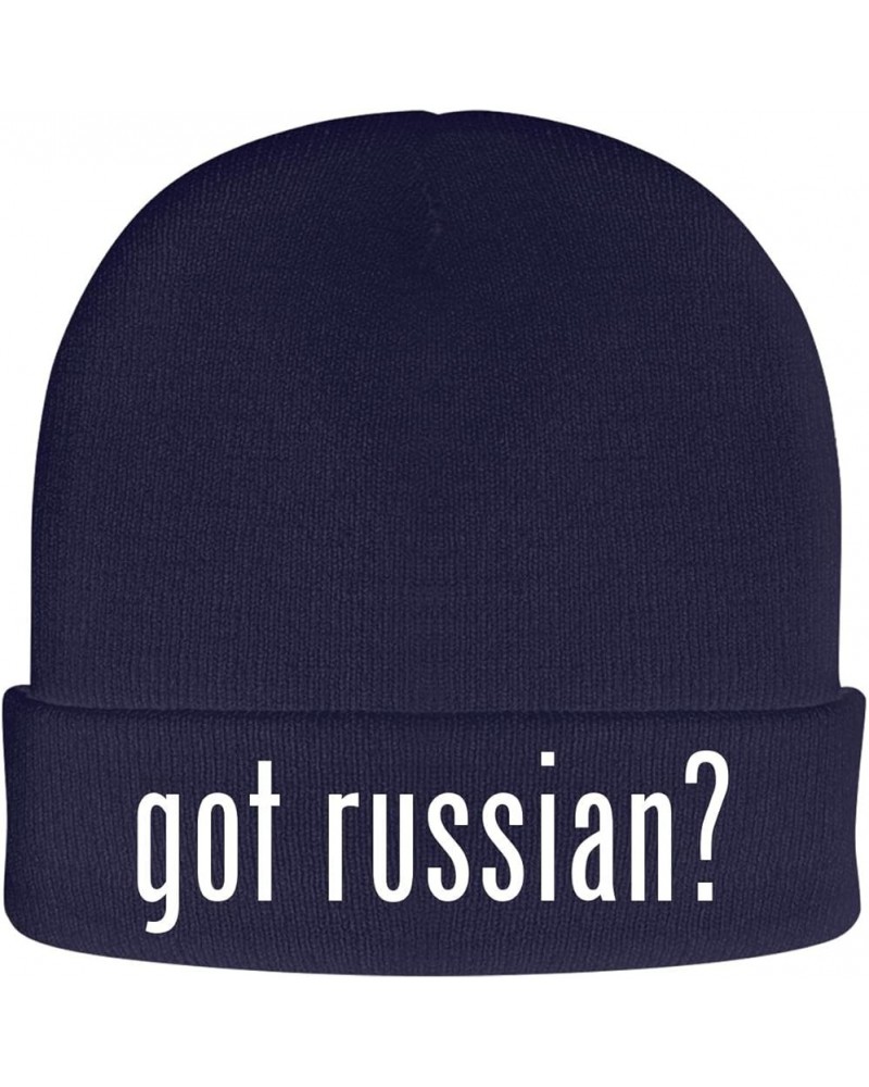 got Russian? - Soft Adult Beanie Cap Navy $14.26 Skullies & Beanies