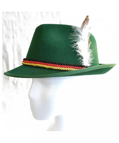 Vintage Cowboy Hat Western Feather Decors Cowgirl Hat for Women & Men Fedora Felt Jazzs Hat Bn $7.50 Cowboy Hats