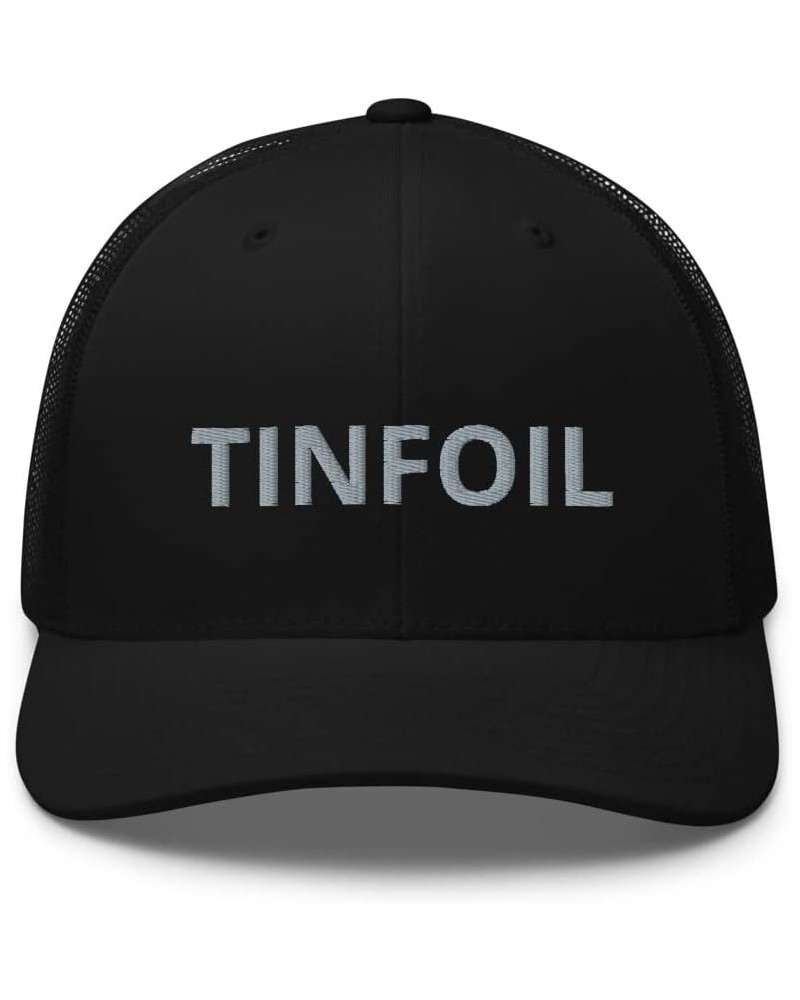 Tinfoil Hat - Trucker Cap Black $15.75 Baseball Caps