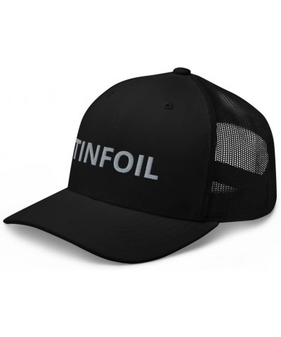 Tinfoil Hat - Trucker Cap Black $15.75 Baseball Caps