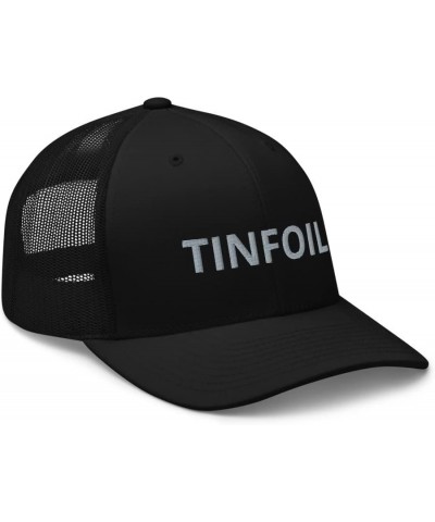 Tinfoil Hat - Trucker Cap Black $15.75 Baseball Caps