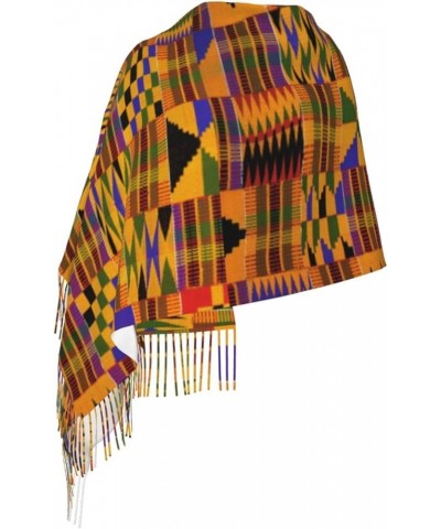 African Weaving Print Tassel Scarf For Women Shawl Wrap Unique Design, Fashion Fringed Scarf 77" X 27 African Weaving $18.34 ...