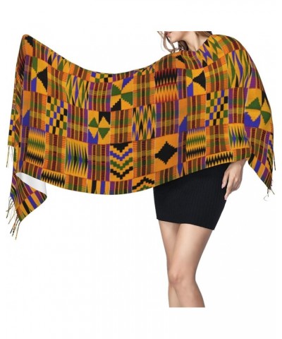 African Weaving Print Tassel Scarf For Women Shawl Wrap Unique Design, Fashion Fringed Scarf 77" X 27 African Weaving $18.34 ...