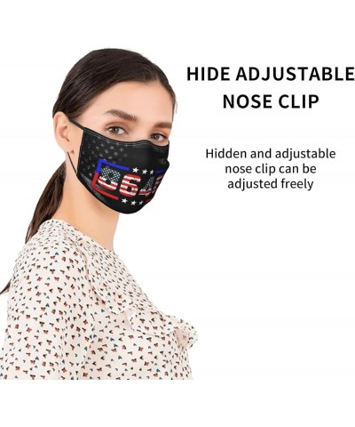 Face Mask 8646 Impeach Biden Dust Mask Breathable Adjustable Reusable Windproof Cover Black $9.76 Balaclavas