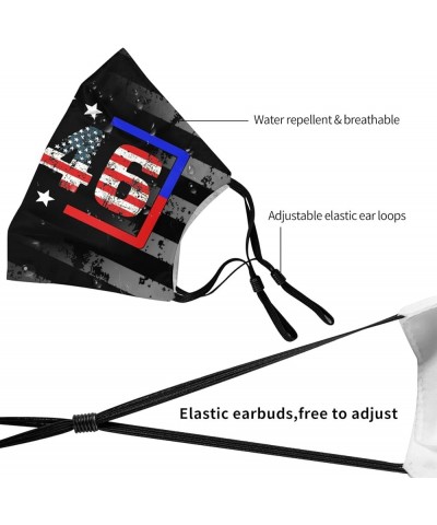 Face Mask 8646 Impeach Biden Dust Mask Breathable Adjustable Reusable Windproof Cover Black $9.76 Balaclavas