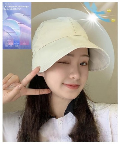 Bare Face Ultraviolet-Proof Sunscreen Hat UPF 50 UV Protection Wide Brim Sun Hat Packable Bucket Hats Beach Cap Gray (Design ...