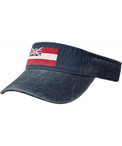 Flag of The Cook Islands Federation Sun Visor Hats for Women Men Adjustable Sports Sun Hats Cotton Golf Cap Navy Blue $10.93 ...