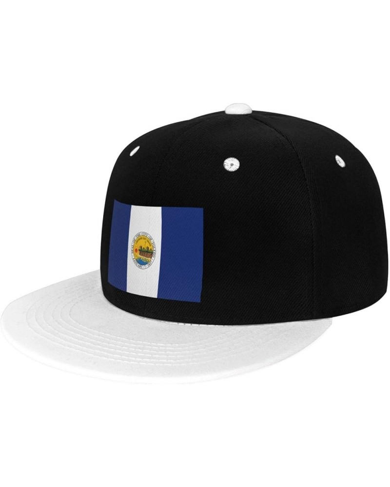 Flag of Toledo, Ohio Snapback Hat for Men Women Baseball Cap Trucker Flat Bill Hats Dad Caps White $14.54 Baseball Caps