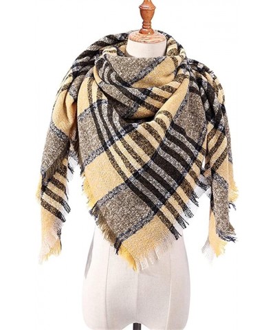 Scarf Gift Scarf Women Scarf Fashion Plaid Winter Scarves for Ladies Shawls Wraps Warm Shawl (Color : C, Size : 200 * 135 * 1...