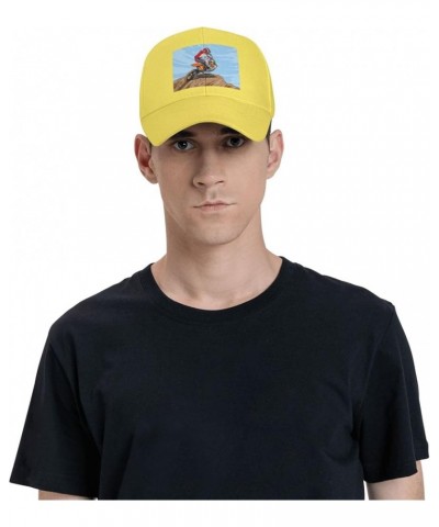 The Extreme Action of Off Road Riders Baseball Cap for Men Women Dad Hat Classic Adjustable Golf Hats Yellow $9.39 Baseball Caps