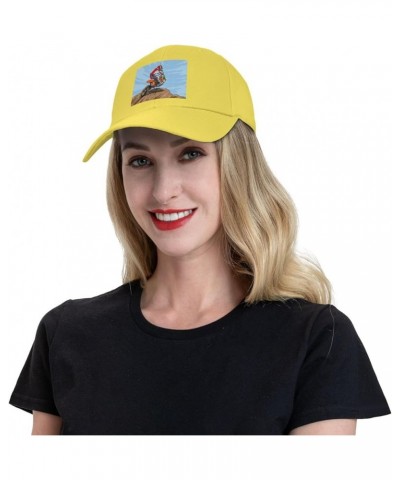 The Extreme Action of Off Road Riders Baseball Cap for Men Women Dad Hat Classic Adjustable Golf Hats Yellow $9.39 Baseball Caps