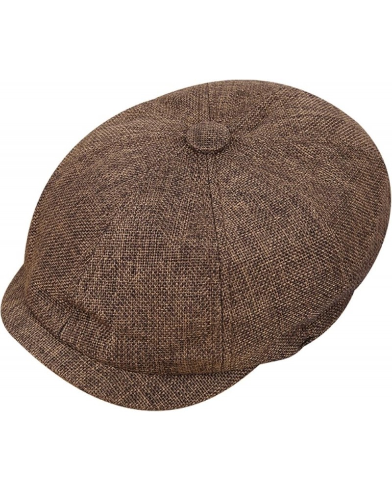 Newsboy Hats for Women British Style Classic Retro Newsboy Caps Universal Leisure Sports Sun Shade Octagonal Hat Coffee $16.2...