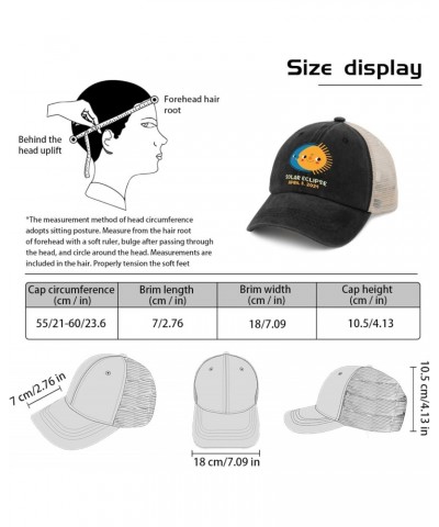 Total Solar Eclipse 2024 Golf Hat Mens Trucker Hat AllBlack Womens Baseball Caps Gifts for Grandpa Running Hats $10.25 Baseba...