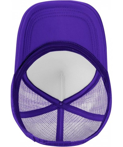 I Have Pubic Lice Mesh Cap Unisex Baseball Cap Men Women Trucker Hat Purple $14.87 Baseball Caps