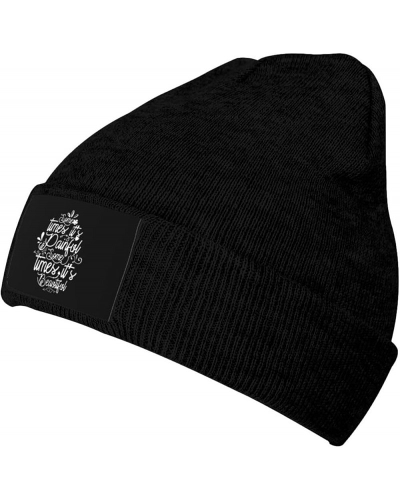 New Year Beanie Hat for Men Women Soft Cozy Skull Cap Winter Warm Knit Hats Black $9.10 Skullies & Beanies