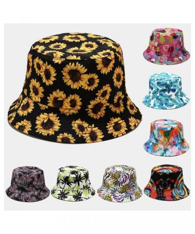 Reversible Tie Dye Bucket Hat Unisex Packable Outdoor Summer Travel Beach Double Side Wear Fisherman Cap for Men Women A3- Re...