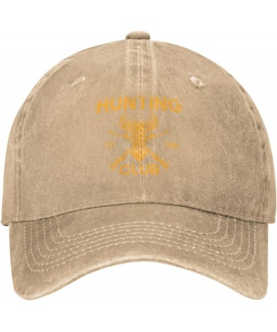 Hunting Club Vintage Baseball Cap Women Men Trucker Caps Golf Dad Hats Natural $10.25 Cowboy Hats