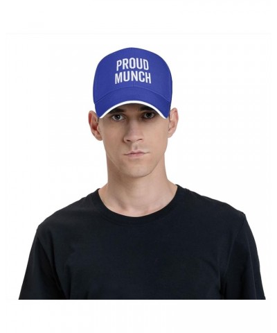 Proud Munch Hat Black Sandwich Baseball Caps Trendy Dad Hats Blue $10.75 Baseball Caps