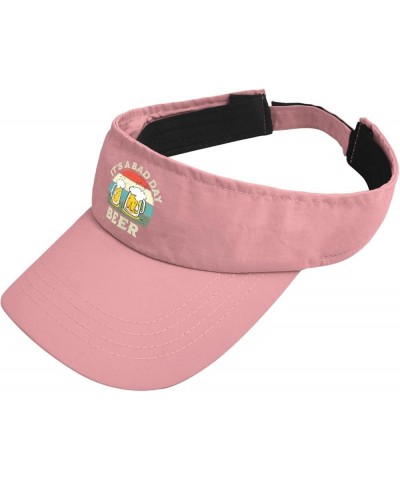 Visors for Women Its a Bad Day to Be A Beer Hat, Sun Visors for Women Sun Visors Uv Protection Sports Cap Pink $13.82 Visors