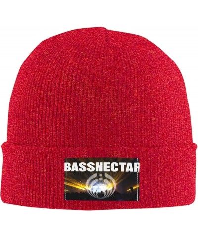 Bassnectar Knit Hat Cap Beanie Warm Knitted Woolen Hats Fashionable Adults Stretch Black Red $10.54 Skullies & Beanies