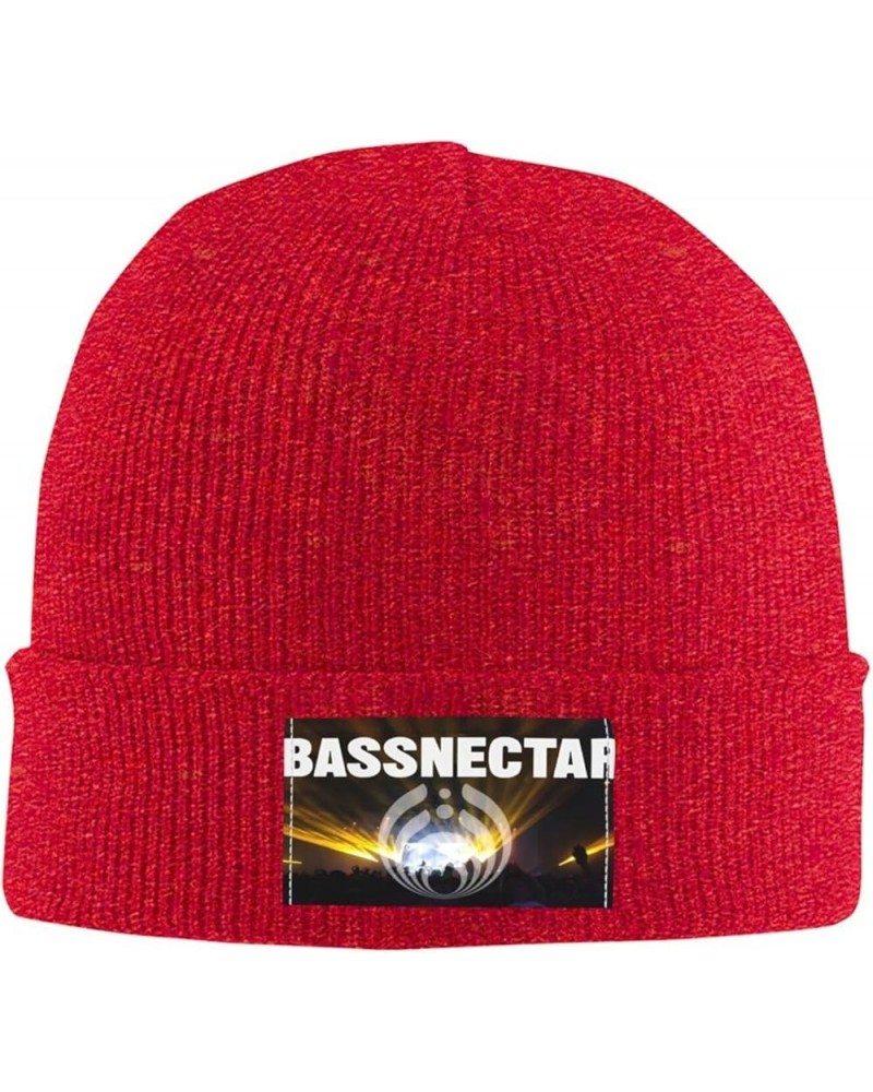 Bassnectar Knit Hat Cap Beanie Warm Knitted Woolen Hats Fashionable Adults Stretch Black Red $10.54 Skullies & Beanies