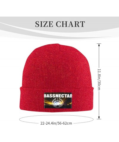 Bassnectar Knit Hat Cap Beanie Warm Knitted Woolen Hats Fashionable Adults Stretch Black Red $10.54 Skullies & Beanies