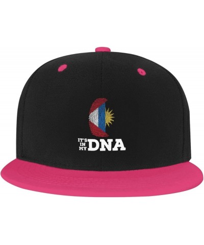 Antigua and Barbuda It's in My DNA Baseball Cap for Men Women Snapback Hat Adjustable Flat Bill Hats Pink $13.84 Baseball Caps