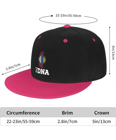 Antigua and Barbuda It's in My DNA Baseball Cap for Men Women Snapback Hat Adjustable Flat Bill Hats Pink $13.84 Baseball Caps