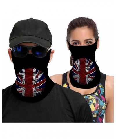 Britain Flag Finger Hanging Ear Face Cover Scarf Breathable Neck Gaiter Bandanas Mask Seamless Head Wrap Headband $11.75 Bala...