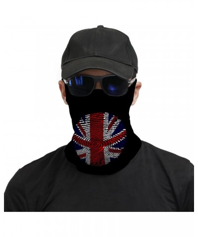 Britain Flag Finger Hanging Ear Face Cover Scarf Breathable Neck Gaiter Bandanas Mask Seamless Head Wrap Headband $11.75 Bala...