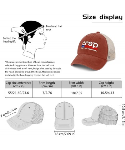 Trucker Cap Men Presidents Day Beach Trucker Cap for Men Outdoor Caps Breathable Sun Visor Hat Saffron02 $10.19 Visors