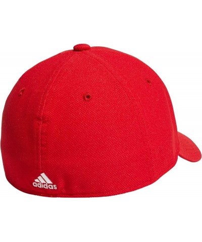 Men's Release 3 Structured Stretch Fit Cap Scarlet Red/White $15.43 Baseball Caps