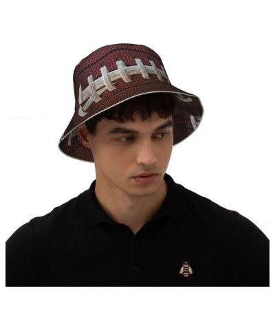 American Football Laces Print Fisherman's Cap Fashionable Hat Fisherman Hats Sun Hats for Fishing, Cap $12.22 Bucket Hats