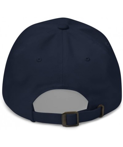 Deering New Hampshire Hat Deering NH Cap Embroidered Dad Hat Adjustable Strap Closure Unisex Navy $16.80 Baseball Caps