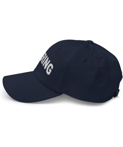 Deering New Hampshire Hat Deering NH Cap Embroidered Dad Hat Adjustable Strap Closure Unisex Navy $16.80 Baseball Caps