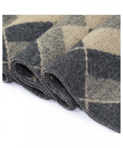 Classic Winter Casual Scarves Men Cashmere Scarf Warm Neckercheif Plaid Scarves Men Business Cotton Wraps Male Mk-5 $24.45 Sc...