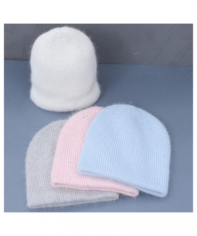 Fashion Women Winter Hat Autumn Beanie Warm Soft Knitted Bonnet Beige $15.86 Skullies & Beanies