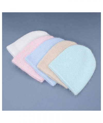 Fashion Women Winter Hat Autumn Beanie Warm Soft Knitted Bonnet Beige $15.86 Skullies & Beanies